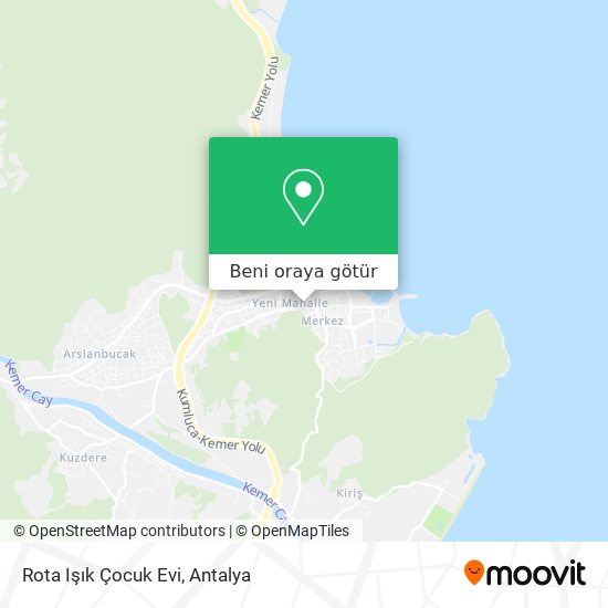Rota Işık Çocuk Evi harita