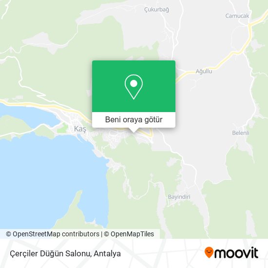 Çerçiler Düğün Salonu harita