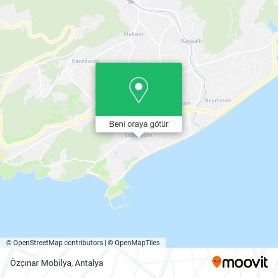 Özçınar Mobilya harita