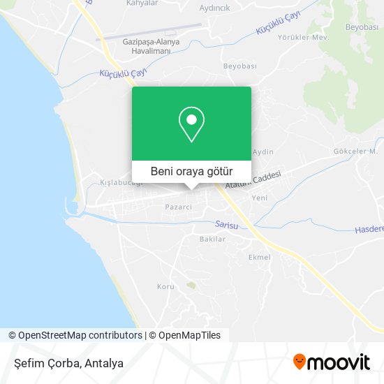 Şefim Çorba harita