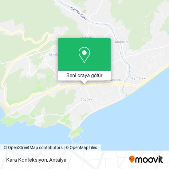 Kara Konfeksıyon harita