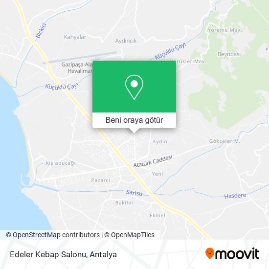 Edeler Kebap Salonu harita