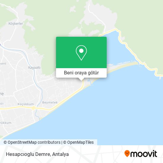 Hesapcıoglu Demre harita