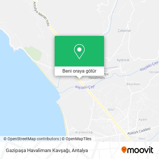 Gazipaşa Havalimanı Kavşağı harita