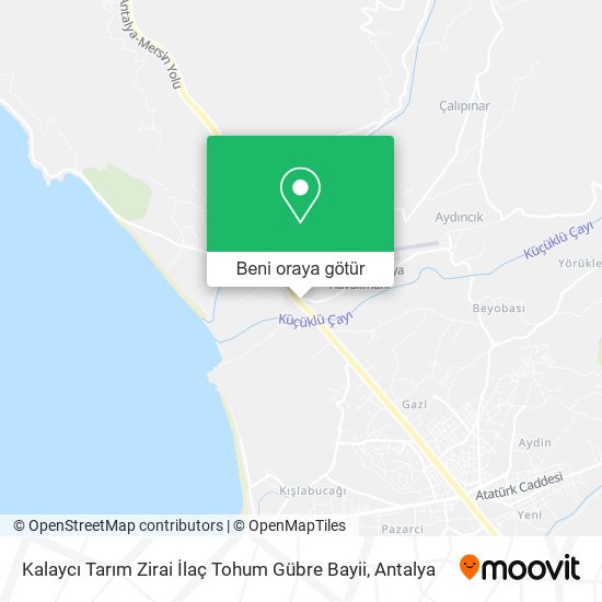 Kalaycı Tarım Zirai İlaç Tohum Gübre Bayii harita