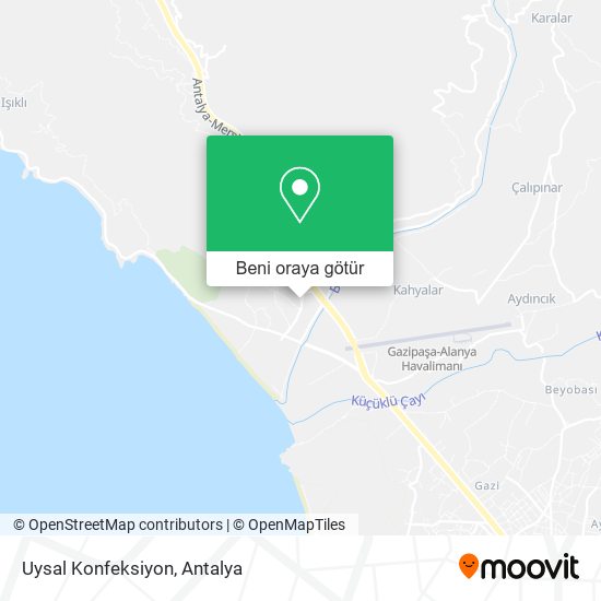 Uysal Konfeksiyon harita
