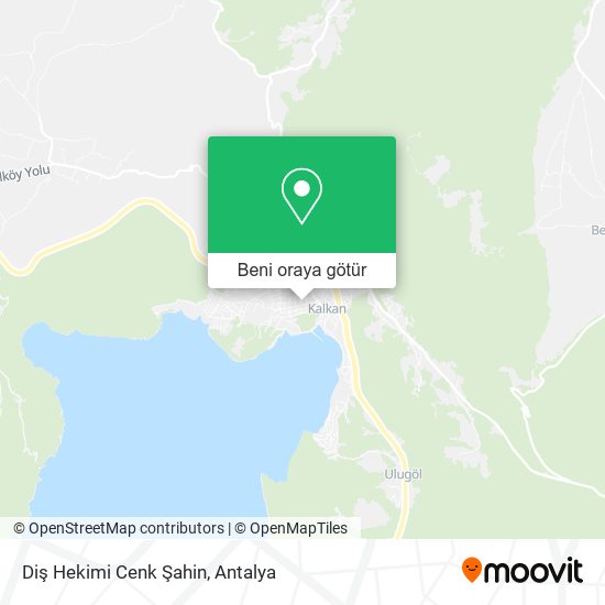 Diş Hekimi Cenk Şahin harita