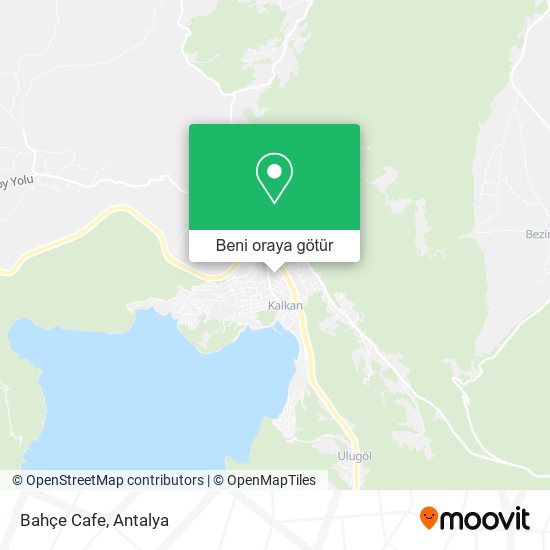 Bahçe Cafe harita