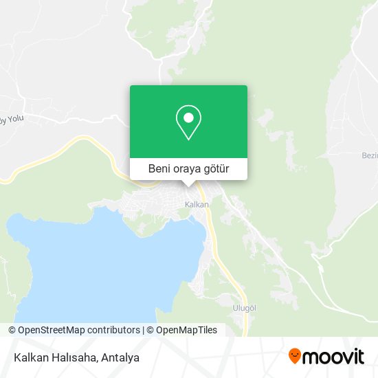 Kalkan Halısaha harita