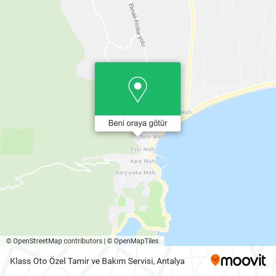 Klass Oto Özel Tamir ve Bakım Servisi harita
