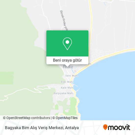 Bagyaka Bim Alış Veriş Merkezi harita