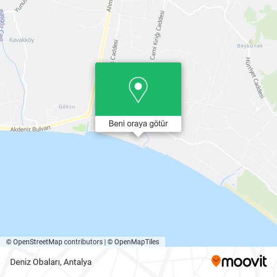 Deniz Obaları harita