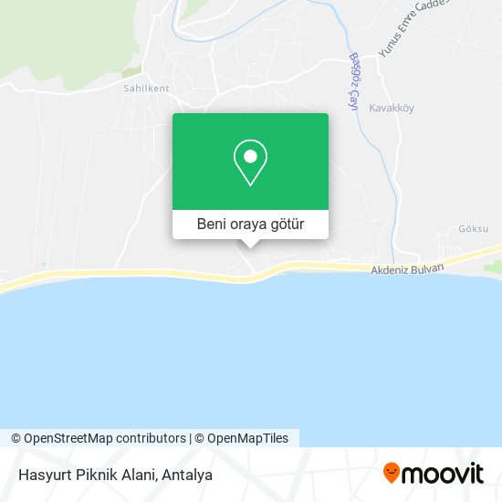 Hasyurt Piknik Alani harita