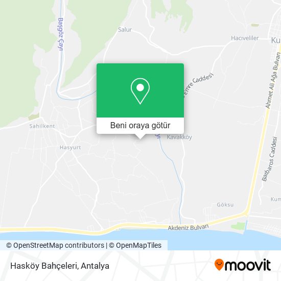 Hasköy Bahçeleri harita