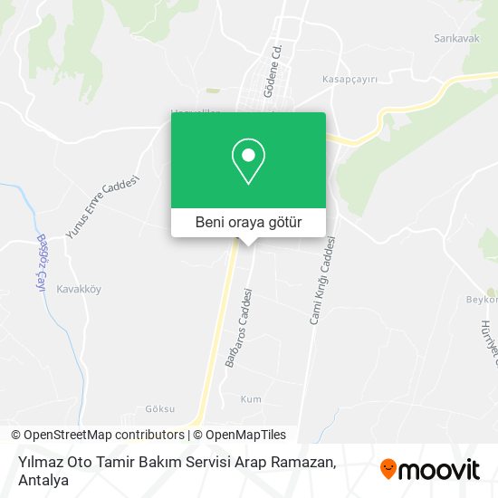 Yılmaz Oto Tamir Bakım Servisi Arap Ramazan harita