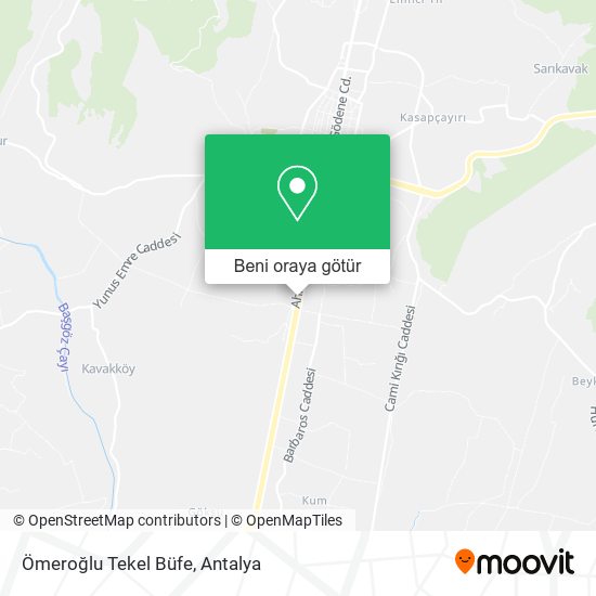 Ömeroğlu Tekel Büfe harita