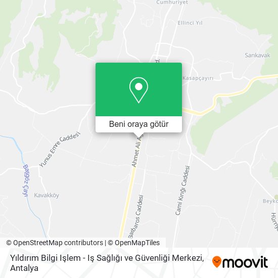 Yıldırım Bilgi Işlem - Iş Sağlığı ve Güvenliği Merkezi harita