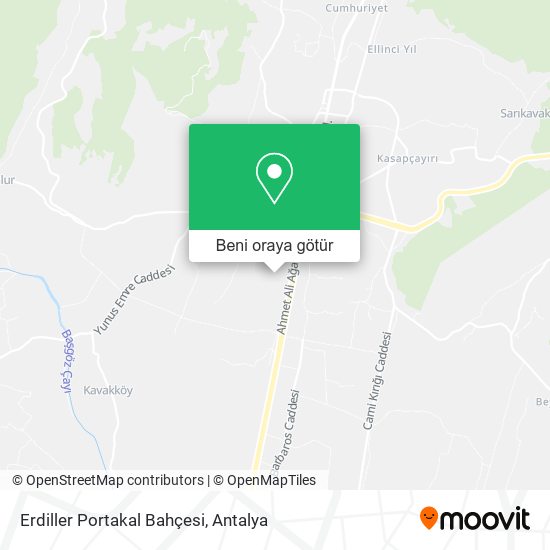 Erdiller Portakal Bahçesi harita