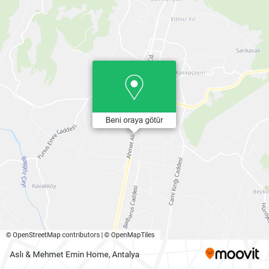 Aslı & Mehmet Emin Home harita