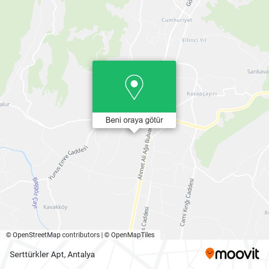 Serttürkler Apt harita