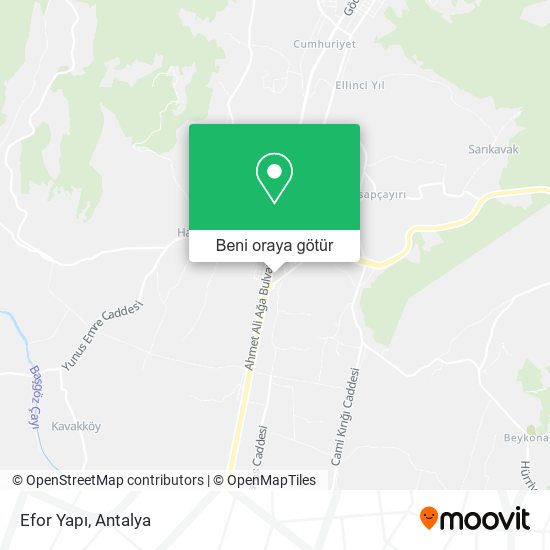 Efor Yapı harita