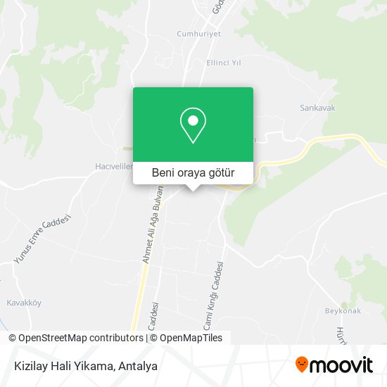 Kizilay Hali Yikama harita