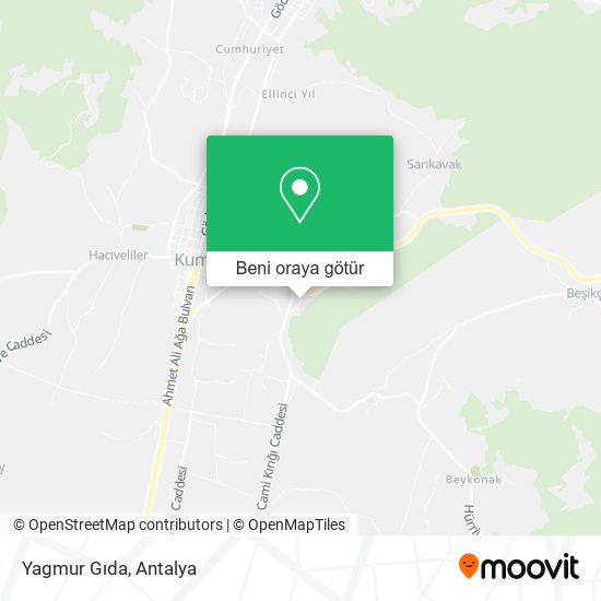 Yagmur Gıda harita