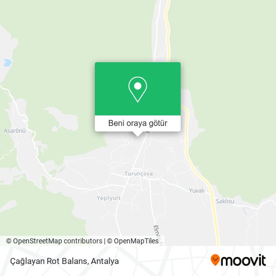 Çağlayan Rot Balans harita
