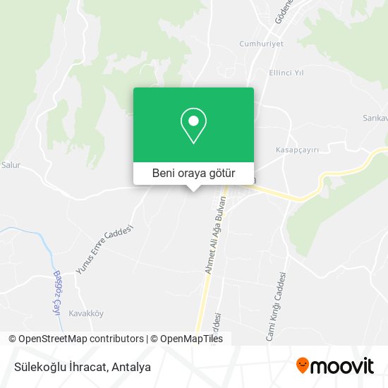 Sülekoğlu İhracat harita