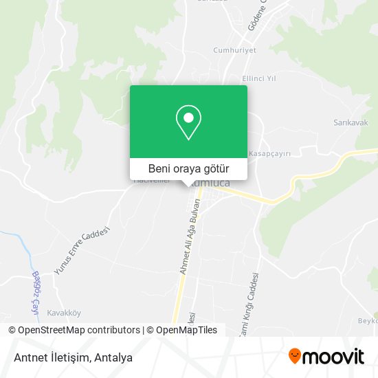 Antnet İletişim harita