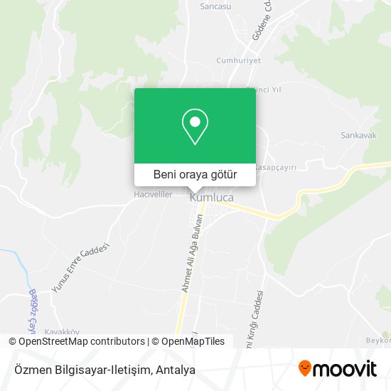 Özmen Bilgisayar-Iletişim harita