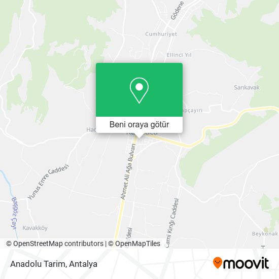 Anadolu Tarim harita