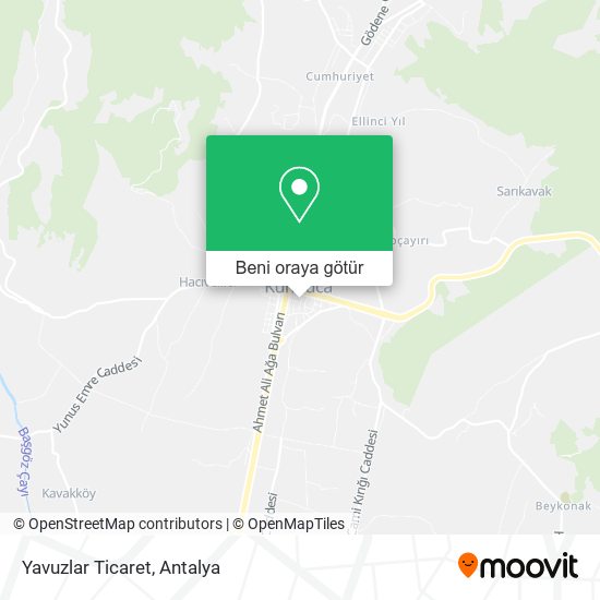 Yavuzlar Ticaret harita
