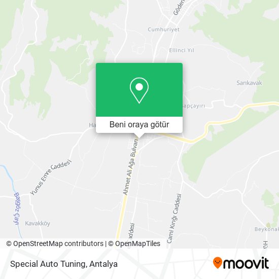 Special Auto Tuning harita