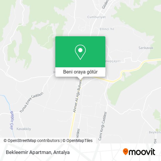 Bekleemir Apartman harita