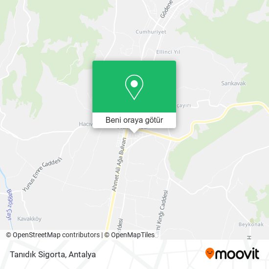 Tanıdık Sigorta harita