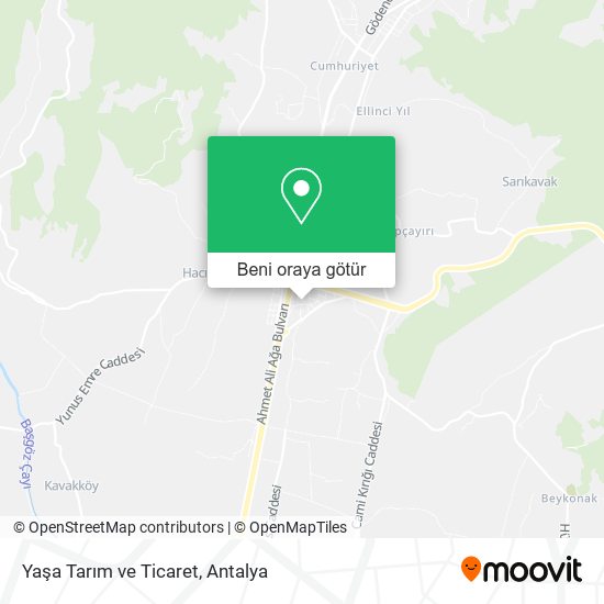 Yaşa Tarım ve Ticaret harita