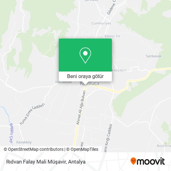 Rıdvan Falay Mali Müşavir harita