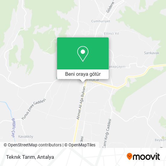 Teknık Tarım harita