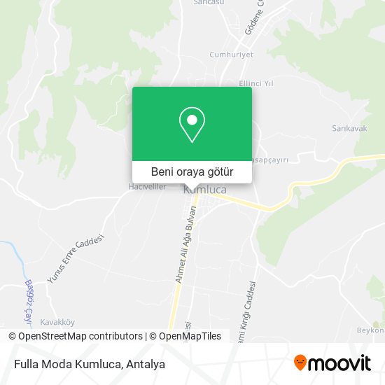 Fulla Moda Kumluca harita