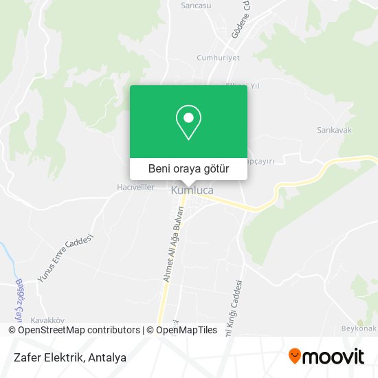 Zafer Elektrik harita