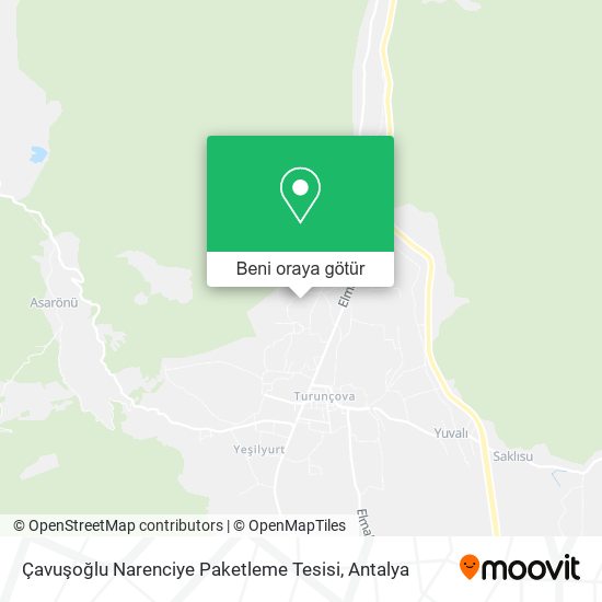 Çavuşoğlu Narenciye Paketleme Tesisi harita
