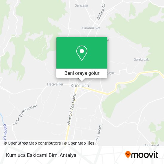 Kumluca Eskicami Bim harita