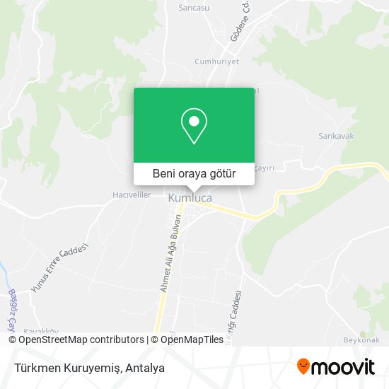 Türkmen Kuruyemiş harita