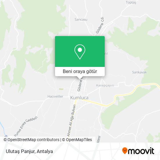 Ulutaş Panjur harita