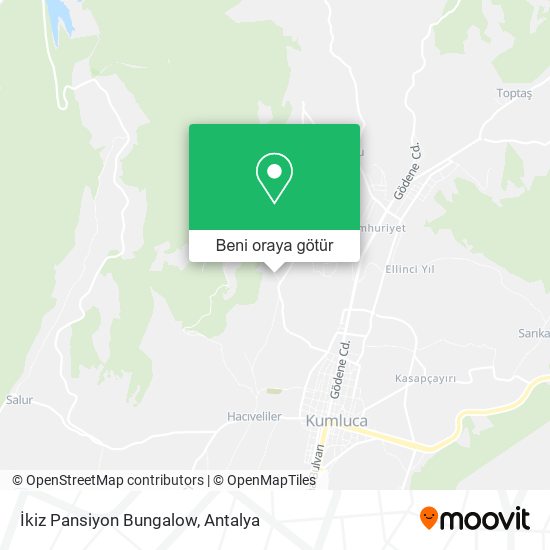İkiz Pansiyon Bungalow harita