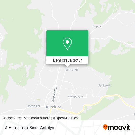 A Hemşirelik Sinifi harita