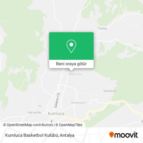 Kumluca Basketbol Kulübü harita