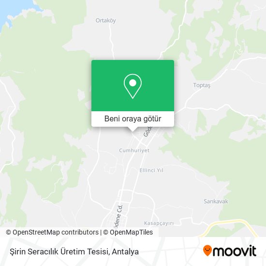 Şirin Seracılık Üretim Tesisi harita
