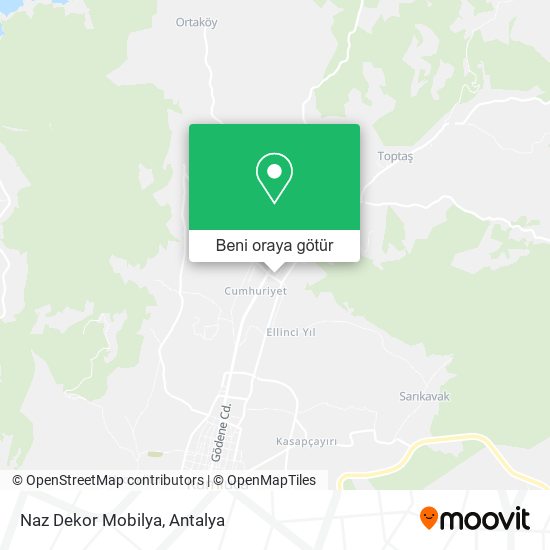 Naz Dekor Mobilya harita